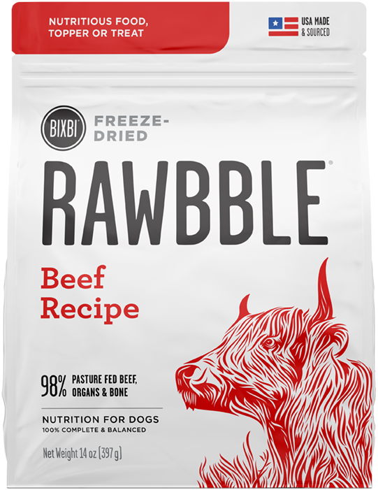 Bixbi Rawbble Freeze-Dried Beef Recipe