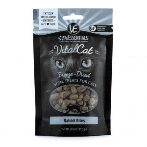 Vital Essentials Freeze-Dried Rabbit Bite Treats for Cats