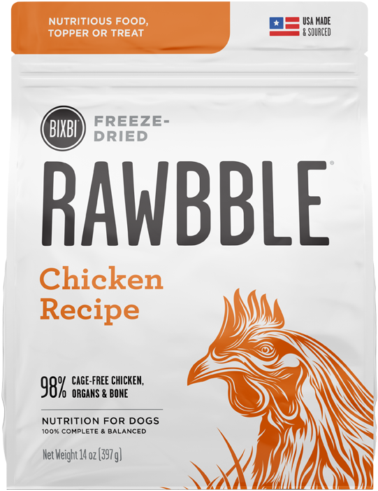 Bixbi Rawbble Freeze-Dried Chicken Recipe