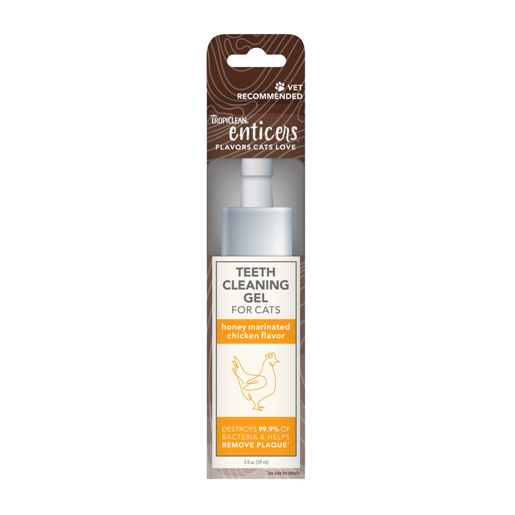 TropiClean Enticers Teeth Cleaning Gel for Cats