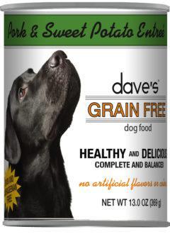 Dave’s Grain Free Pork & Sweet Potato Entrée Canned Dog Food