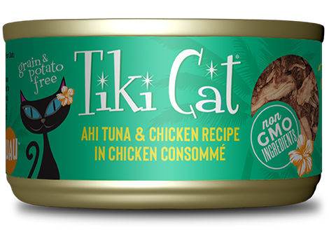 Tiki Cat Hookena Luau Ahi Tuna & Chicken