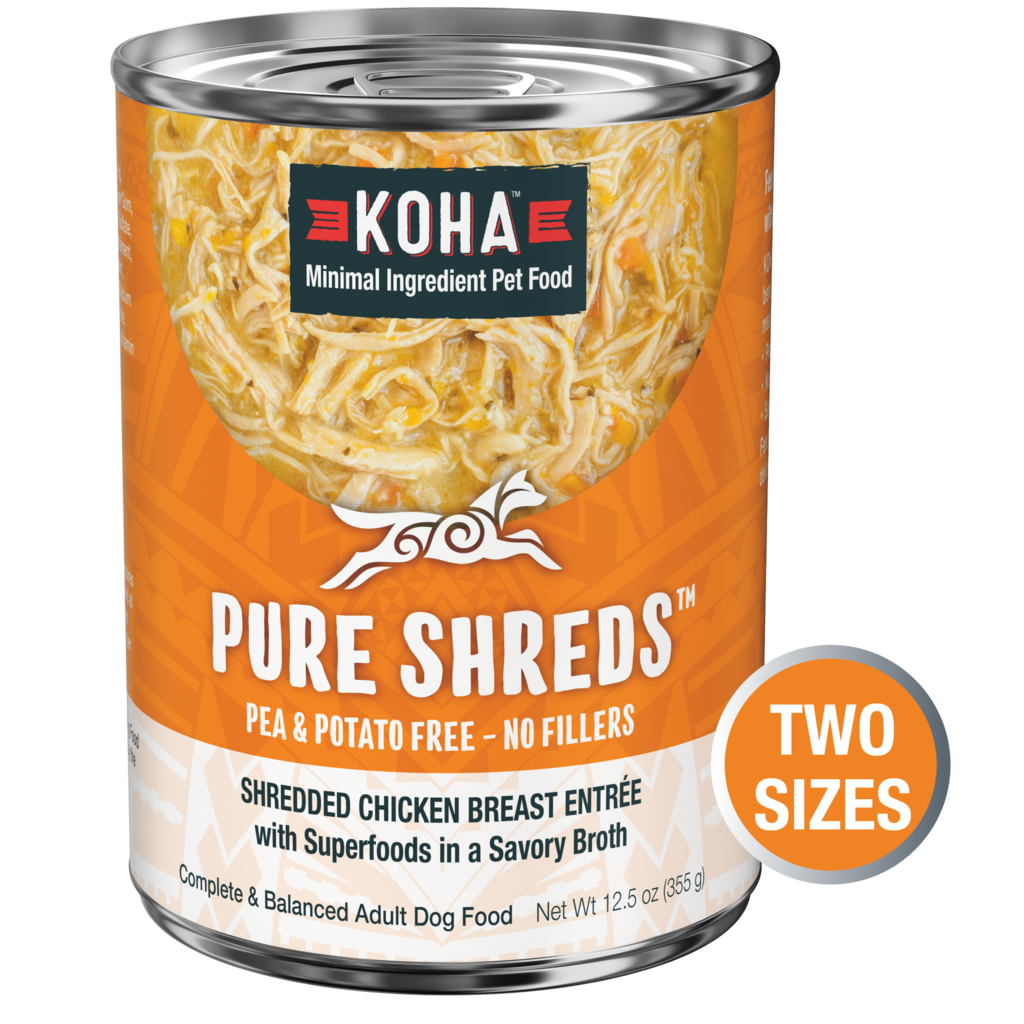 Koha Pure Shreds Shredded Chicken Breast Entrée for Dogs