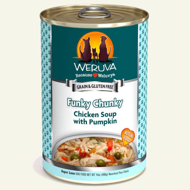 Weruva Funky Chunky Chicken Soup Canned Dog Food
