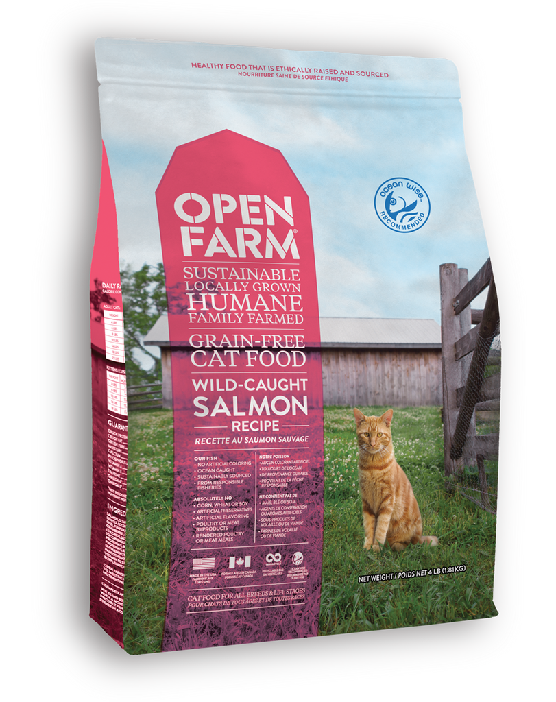 Open Farm Wild Caught Salmon Cat Recipe